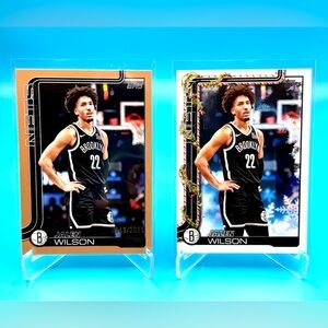 🔥Jalen Wilson Lot! 🔥Gold Parallel 1849/2025 + Topps Holiday Insert! 🤯